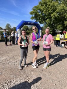 Shires & Spires 2025 women's 10k podium
