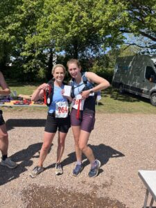 Shires & Spires 2025 Three-quarter marathon women podium